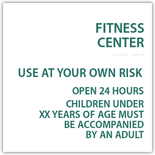 Fitness Center Room Identification With Hours