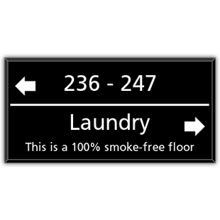 2-Line Directional w/ No Smoking Line