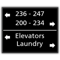 Hampton Inn - 4-LINE DIRECTIONAL