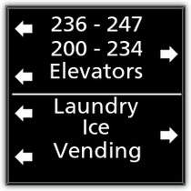 Hampton Inn - 6-LINE DIRECTIONAL
