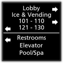 Hampton Inn - 7-Line Directional