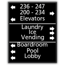 Hampton Inn - 9-Line Directional