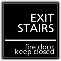 Hampton Inn - STAIRS - FIRE DOOR KEEP CLOSED