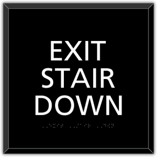 CA Egress- EXIT STAIR DOWN