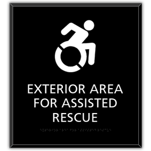 Exterior Area for Assisted Rescue New York w/New ISA Symbol