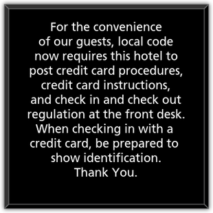 Credit Card Information