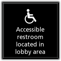 Hampton Inn - Accessible Restroom Location