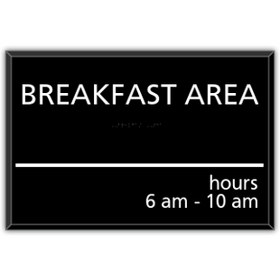 Breakfast Hours With Braille