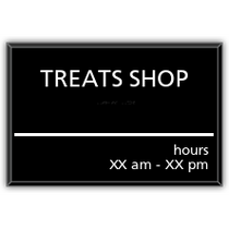 Hampton Inn - SUITE SHOP WITH HOURS AND BRAILLE