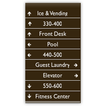 Hilton Garden Inn - 9-Line Directional