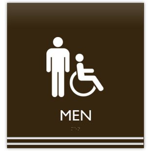 Men's Restroom With Symbol