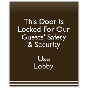 Door Locked - Use Lobby
