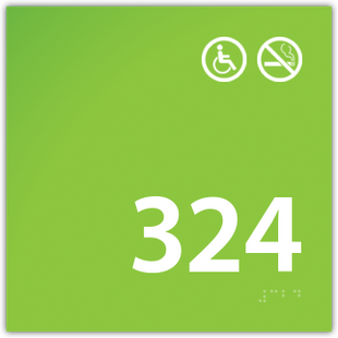 Room Number Non-Smoking / Handicap