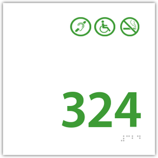 Room Number Non-Smoking / Handicap / Hearing Impaired