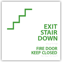 Holiday Inn - Exit Stair Down Fire Door Keep Closed