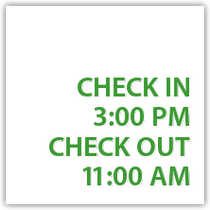 Holiday Inn - Check In/Out Hours or 4-Line General Information