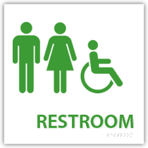 Holiday Inn - Unisex Restroom With Handicap Symbol