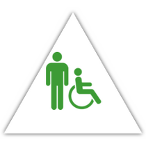 Holiday Inn - California Door Men's Handicap Restroom