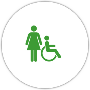 California Door Women's Handicap Restroom