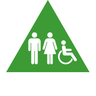 California Door Unisex Handicap Restroom