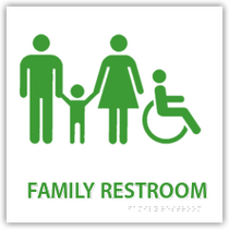 Holiday Inn - Family Restroom With Handicap Symbol