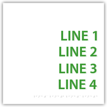 Holiday Inn - 4-Line Room Identification