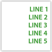 Holiday Inn - 5 Line Information Sign