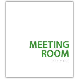 Meeting Room Identification With In Use/Not In Use Slider