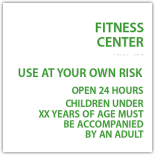 Fitness Center Room Identification With Hours