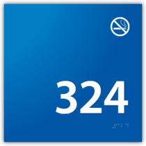 Holiday Inn Express - Room Number Non-Smoking Symbol