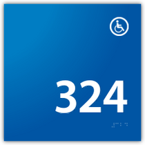 Holiday Inn Express - Room Number Handicap Symbol