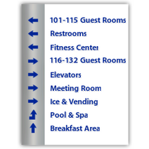 Holiday Inn Express - 9-Line Directional
