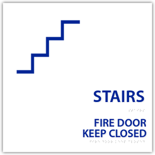 Stairs - Fire Door Keep Closed