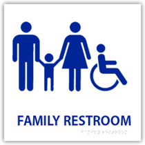 Holiday Inn Express - Family Restroom With Handicap Symbol