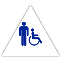 Holiday Inn Express - California Door Men's Handicap Restroom