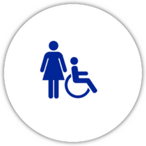 Holiday Inn Express - California Door Women's Handicap Restroom