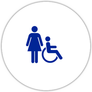 California Door Women's Handicap Restroom