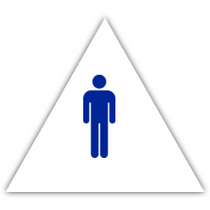 Holiday Inn Express - California Door Men's Restroom