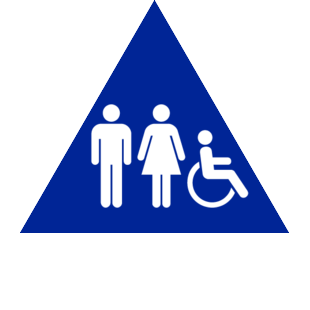 California Door Unisex Handicap Restroom