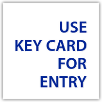 Holiday Inn Express - Use Key Card For Entry