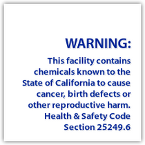 Holiday Inn Express - California Warning - Facility