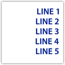 Holiday Inn Express - 5 Line Information Sign