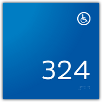 Holiday Inn Express 2018 - Room Number Handicap Symbol