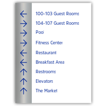 Holiday Inn Express 2018 - 9-Line Directional