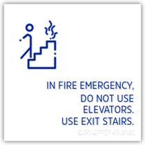Holiday Inn Express 2018 - In Case Of Fire Use Stairs Do Not Use Elevator