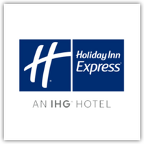 Holiday Inn Express 2018 - Podium Sign with Brand Logo