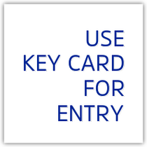 Holiday Inn Express 2018 - Use Key Card For Entry