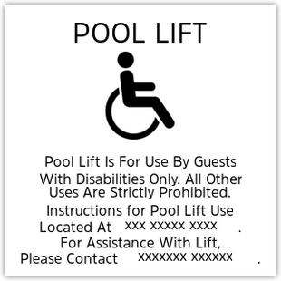 Pool Lift (Holiday Inn Express)