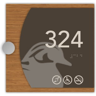 ROOM NUMBER HEARING IMPAIRED / HANDICAP / NON SMOKING