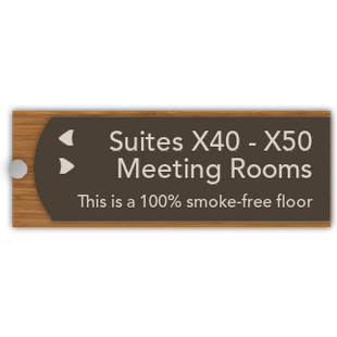 2-Line Long Directional W/ No Smoking